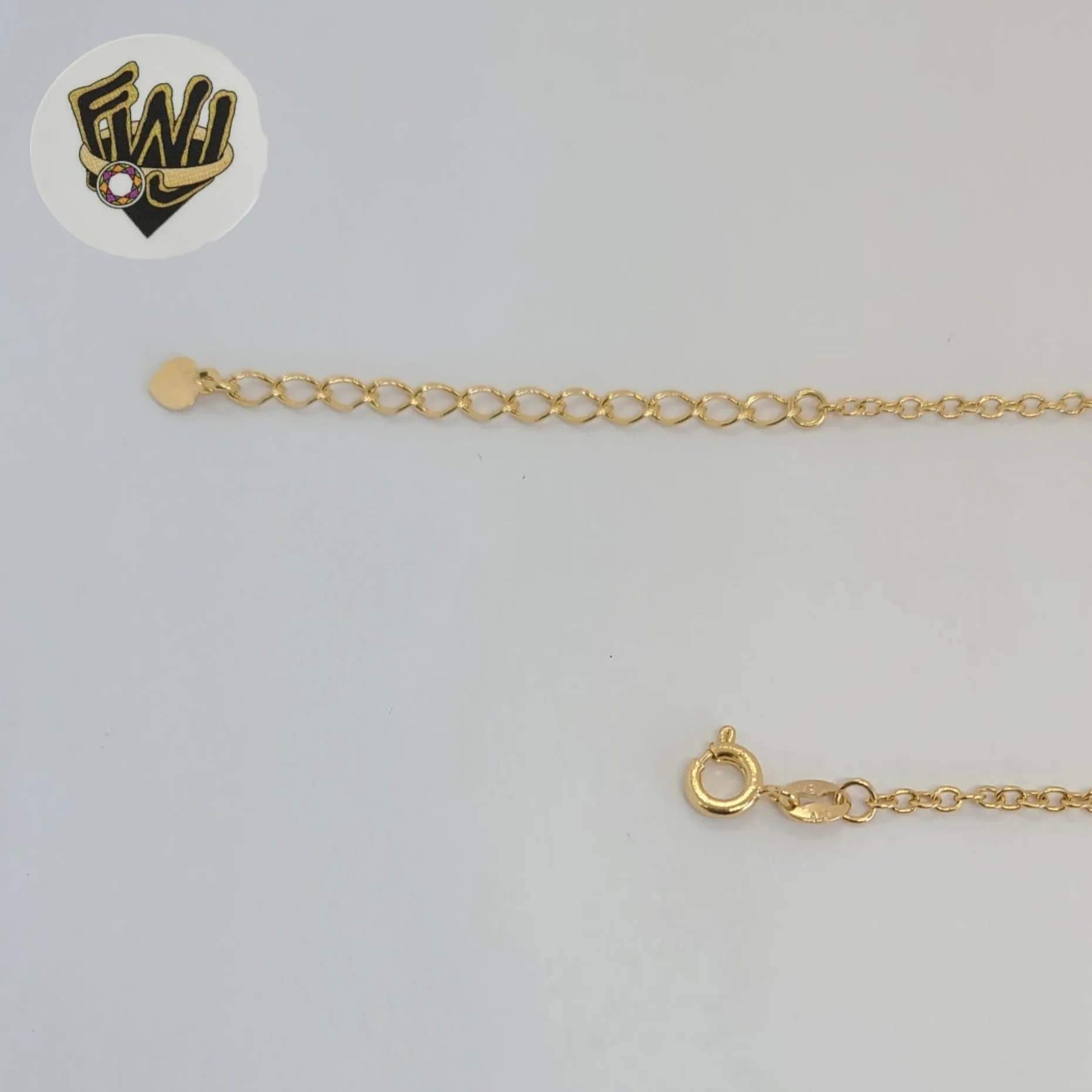 (1-0775) Gold Laminate - 7mm Travel Bracelet - 7 - BGF