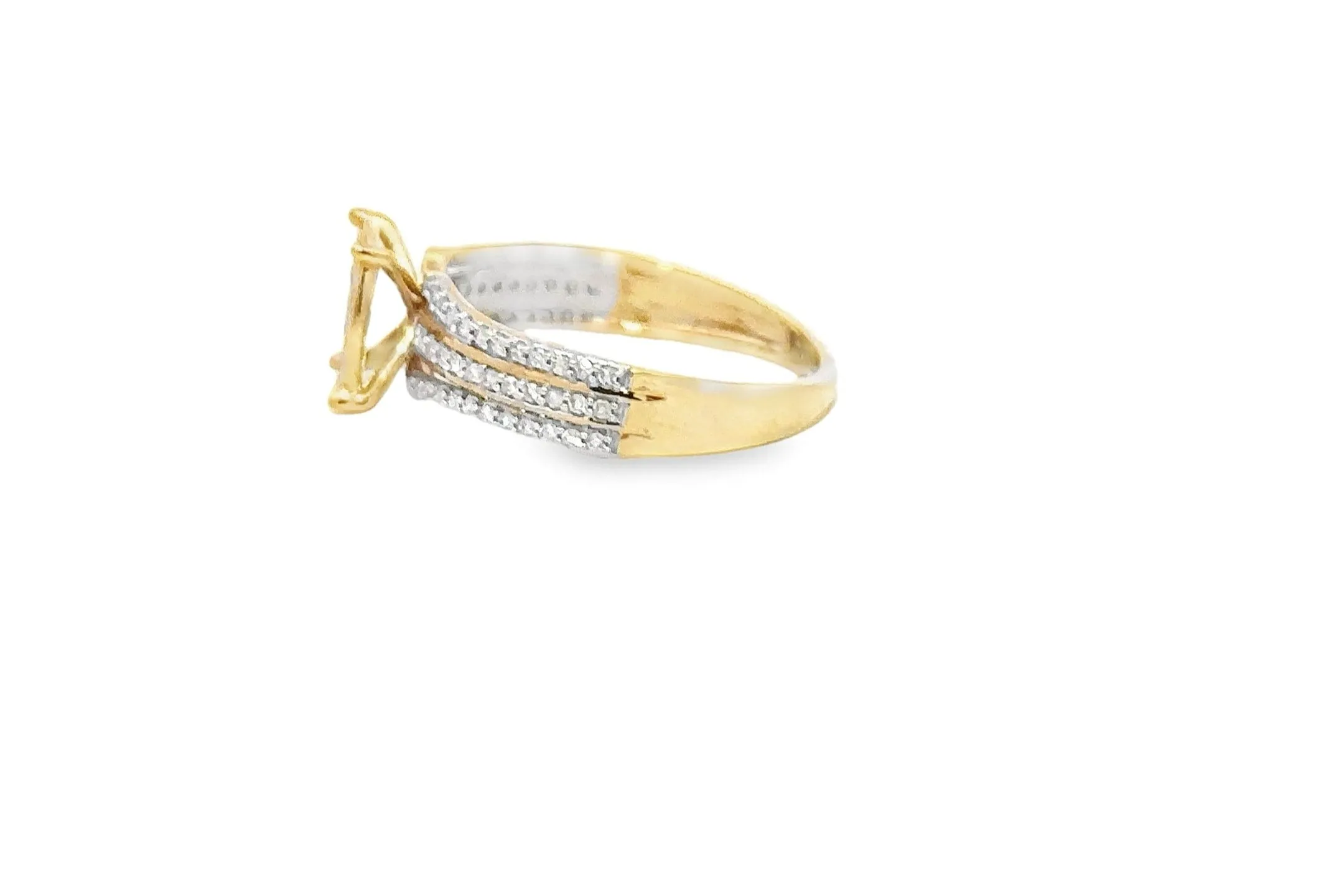 10K Gold 0.25 CTW Diamond Ladies Ring