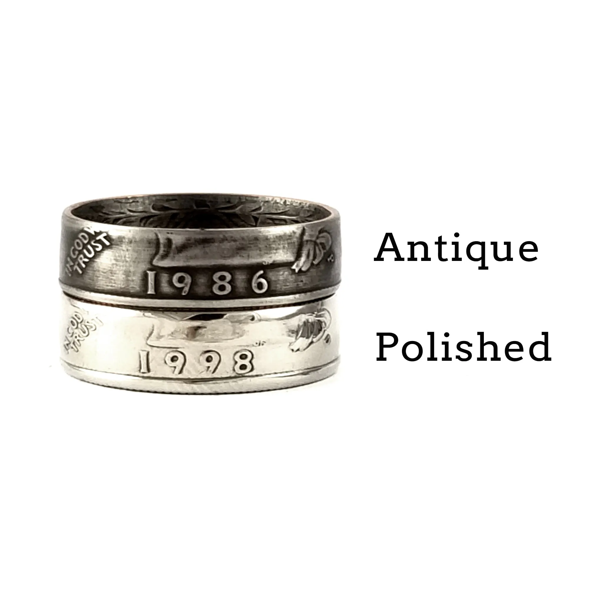 1965 Washington Quarter Coin Ring