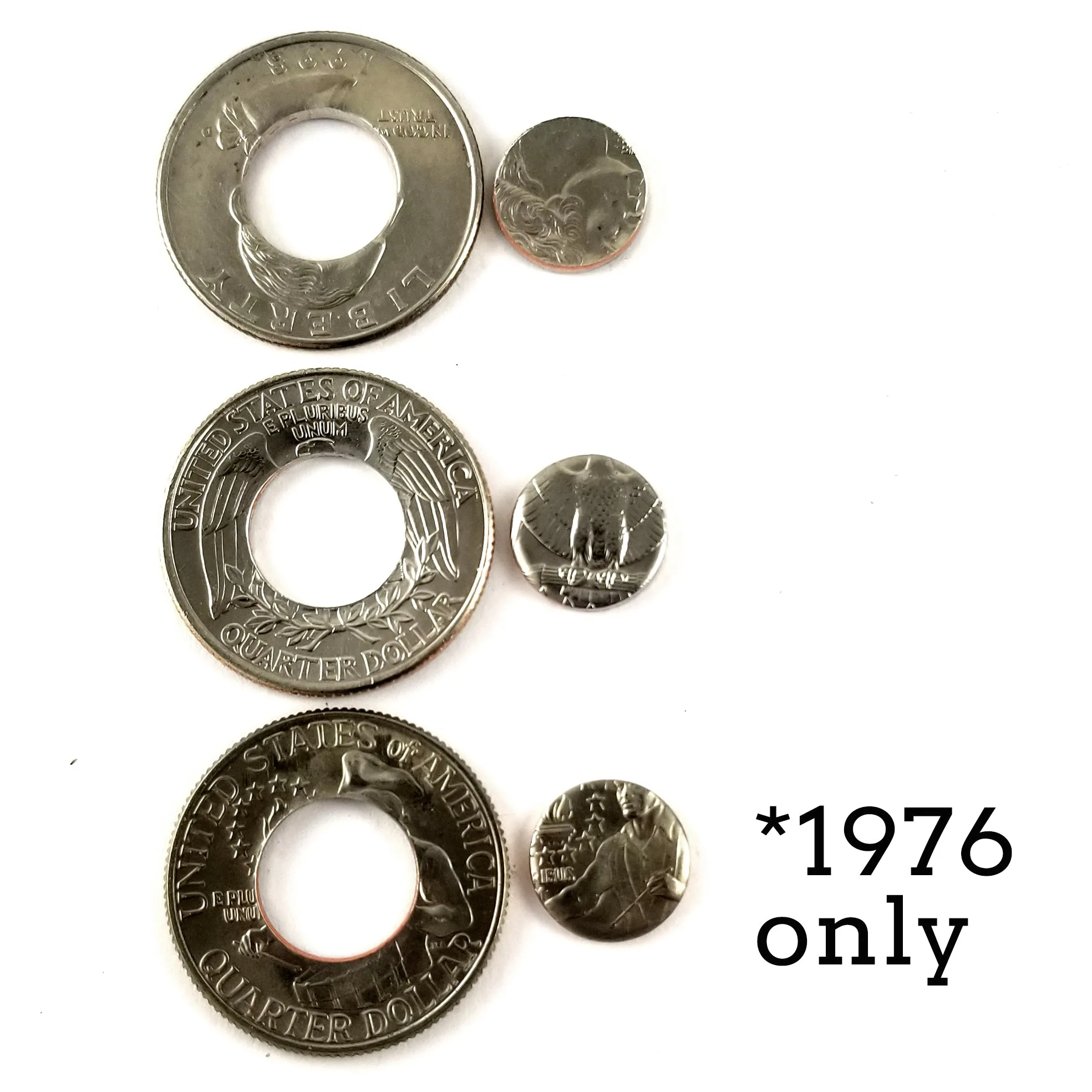 1965 Washington Quarter Coin Ring