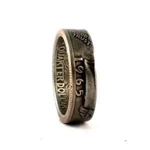 1965 Washington Quarter Coin Ring