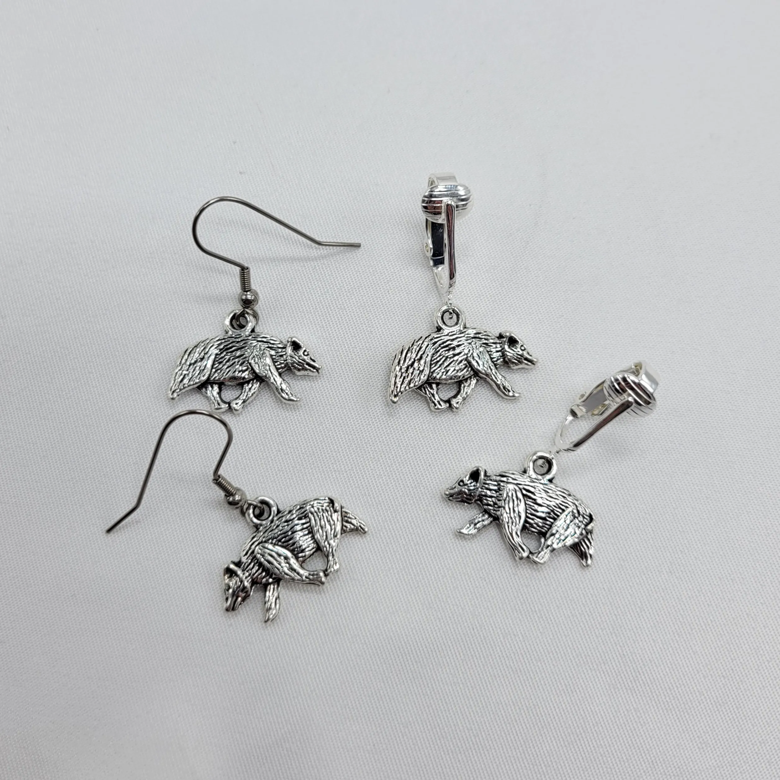 Badger Earrings