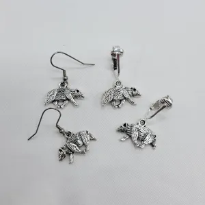 Badger Earrings