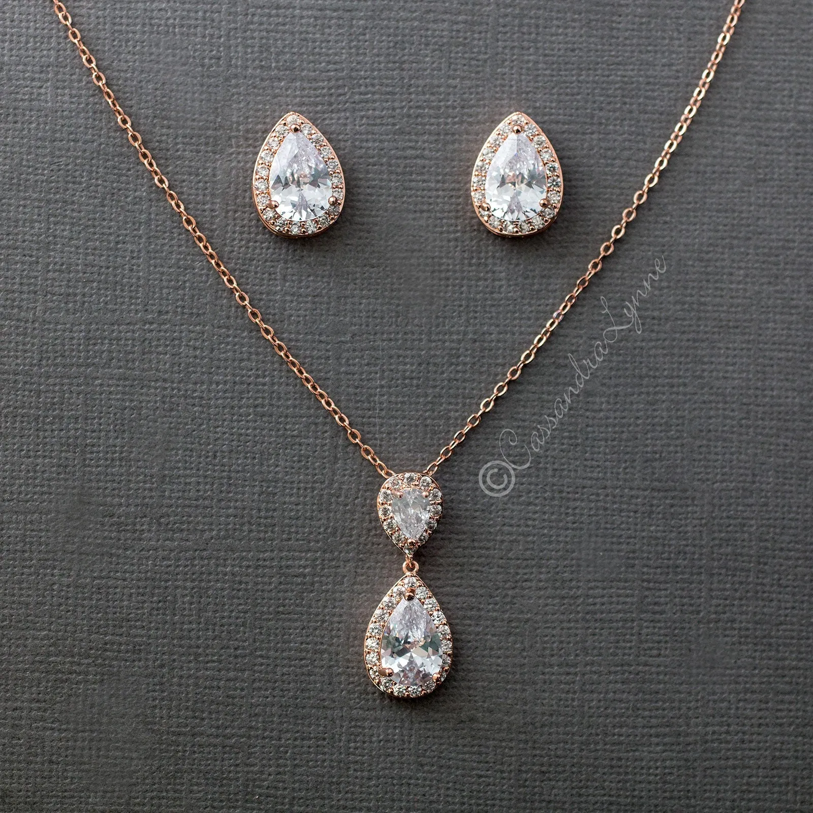 Bridal Necklace Pendant Set