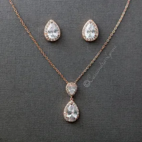 Bridal Necklace Pendant Set