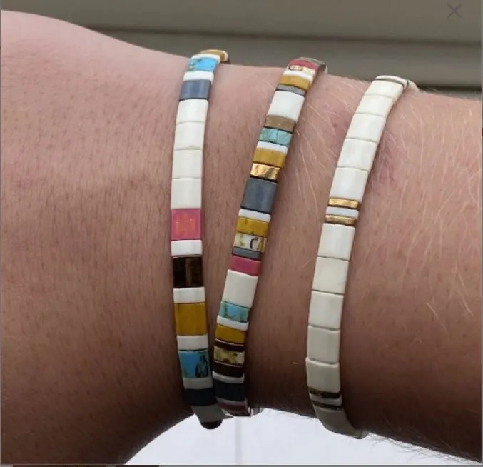 CAROLINA BEACHES - Tila Bracelet Making Kit - 3 Bracelets