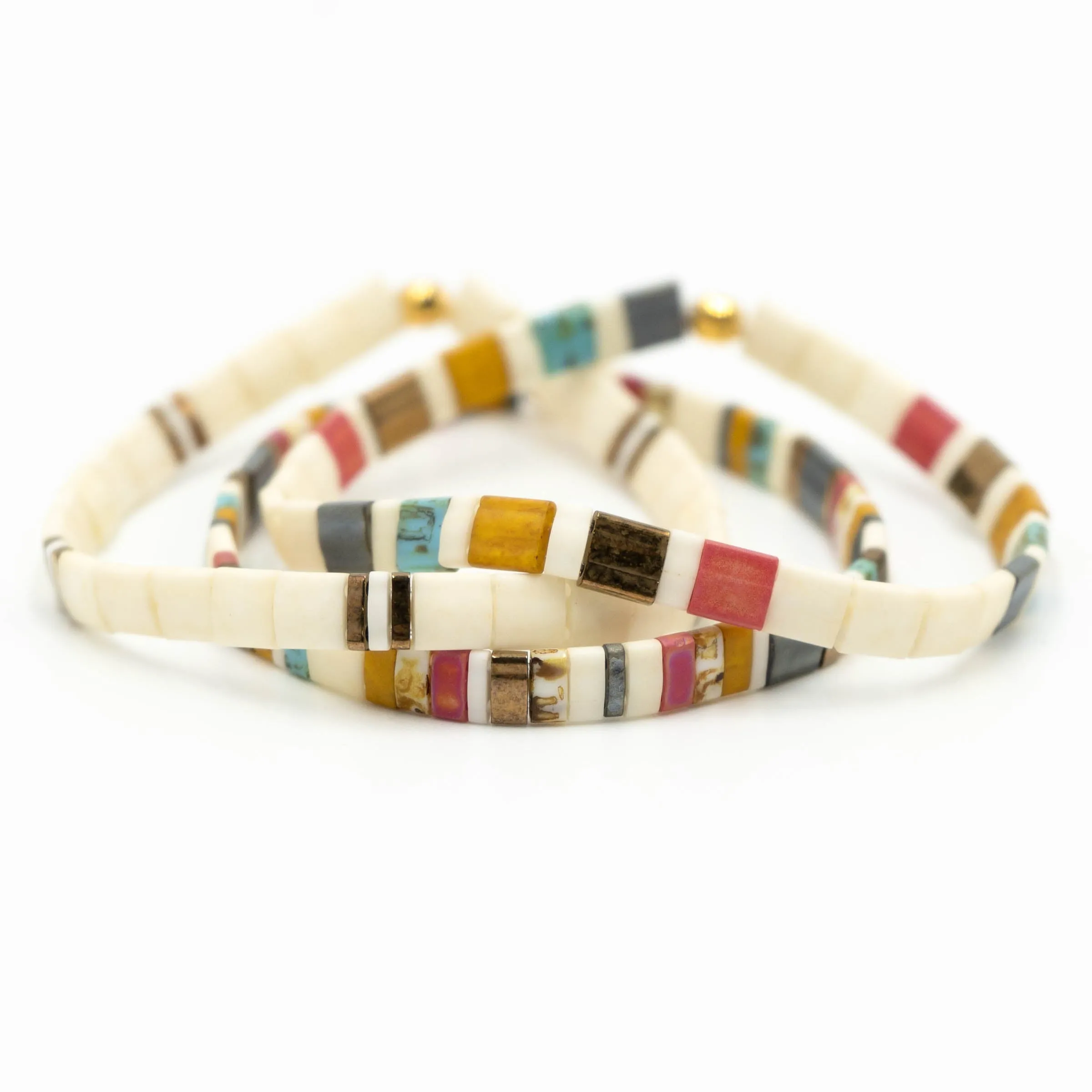 CAROLINA BEACHES - Tila Bracelet Making Kit - 3 Bracelets