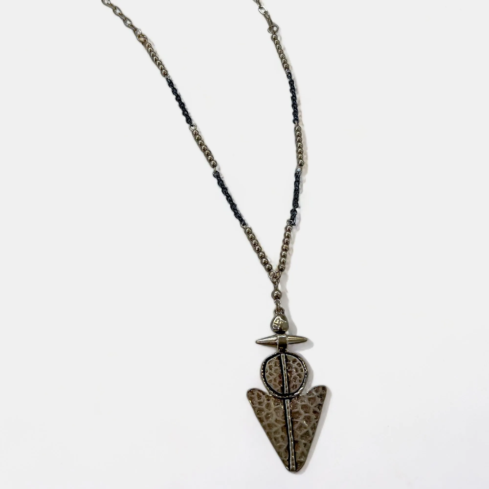 Gold Arrowhead Pendant Necklace