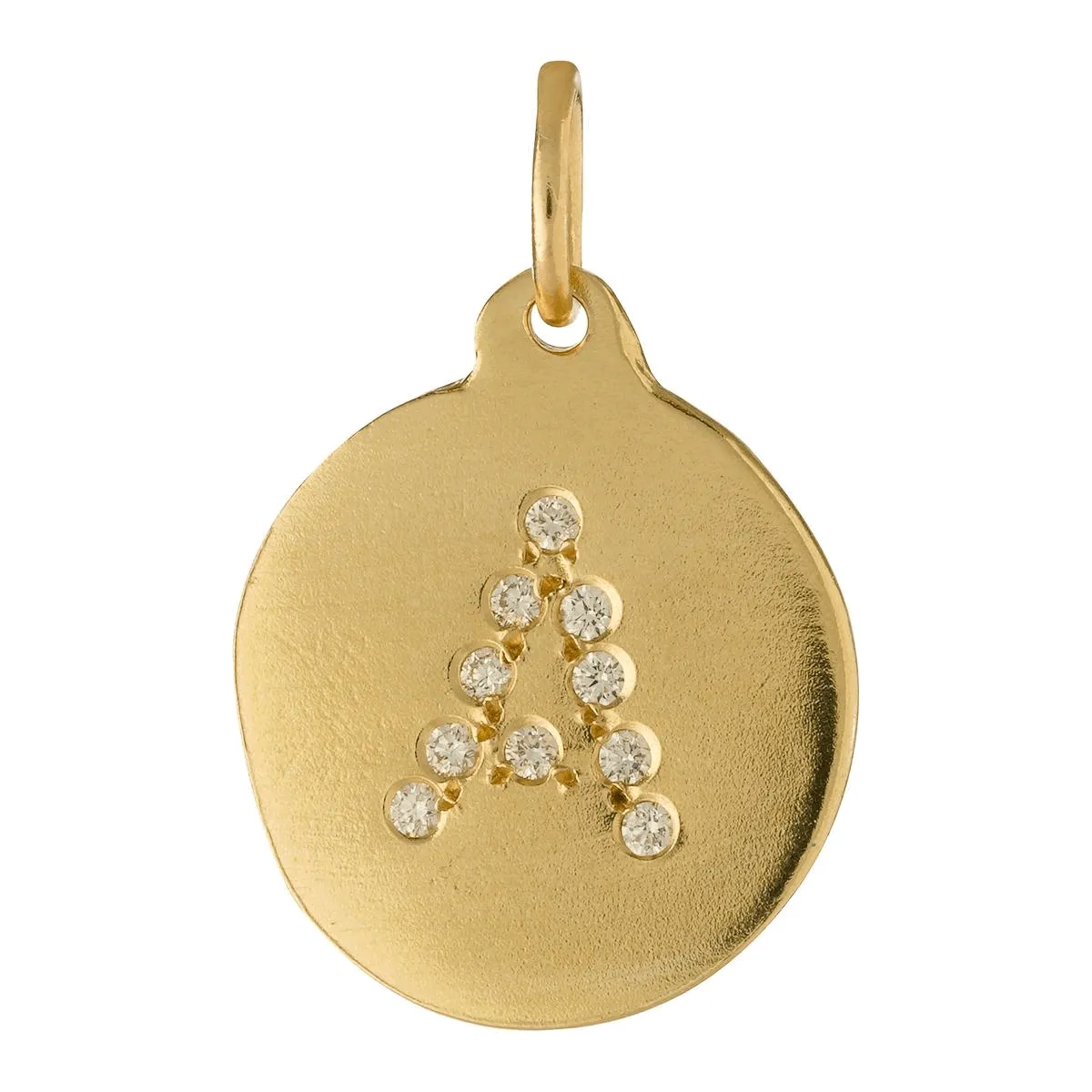 "Z" Alphabet Charm Pavé Diamonds