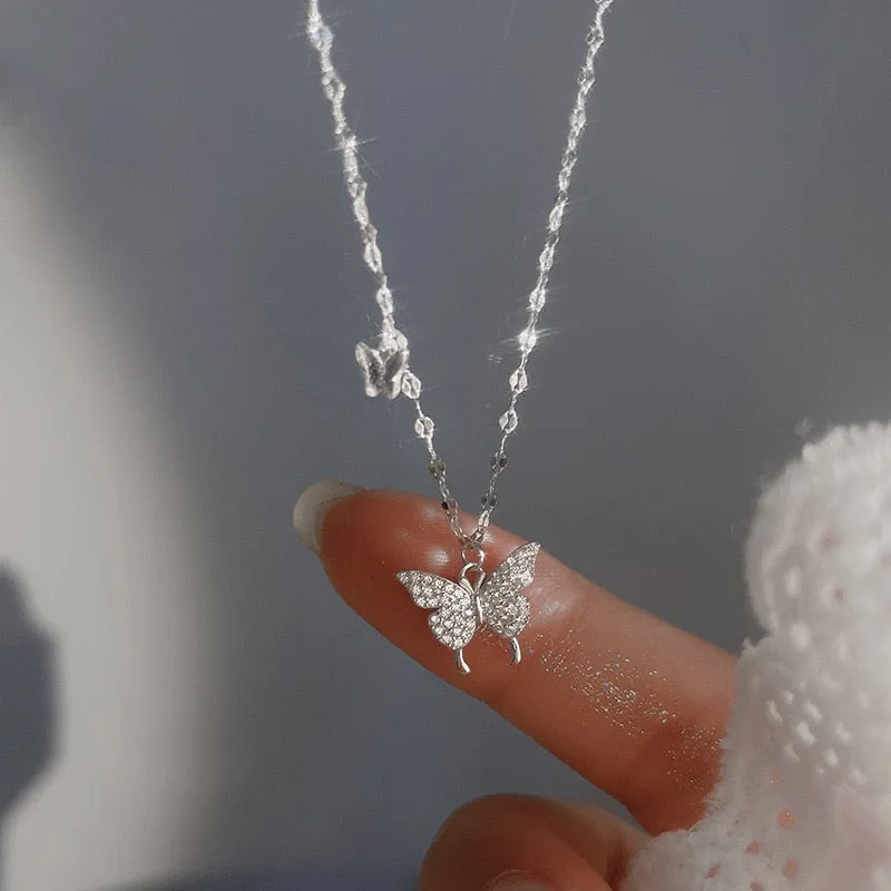 Sophie's Sparkling Cross Pendant Necklace