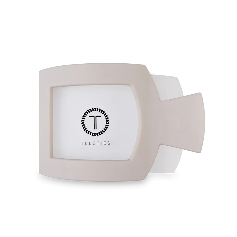 Toasted Large Flat Square Teleties Clip