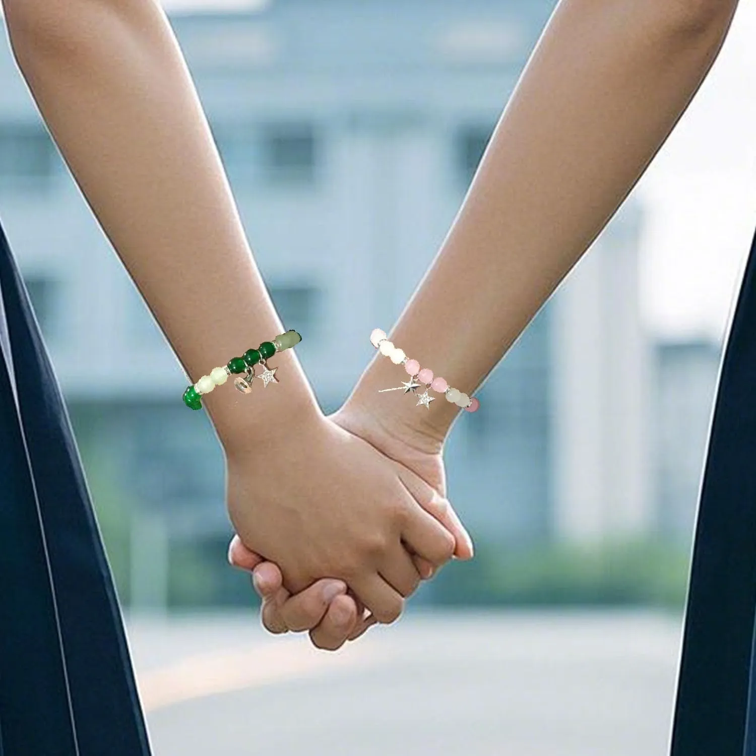 Volare Elphaba Galinda Friendship Matching Bracelets Witch Hat Magic wand BFF Bracelets Best Friend Bracelets for Fans Friends
