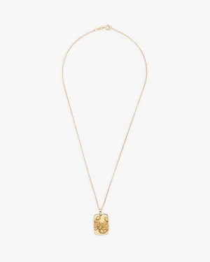 Zodiac Necklace Scorpio